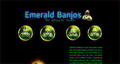 Desktop Screenshot of emeraldbanjos.com